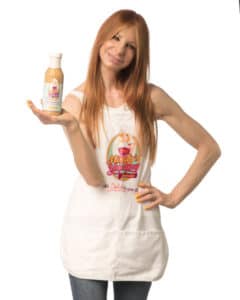 Photo of Mindy Ruben, owner & creator of Mindy's Yummy Sauces